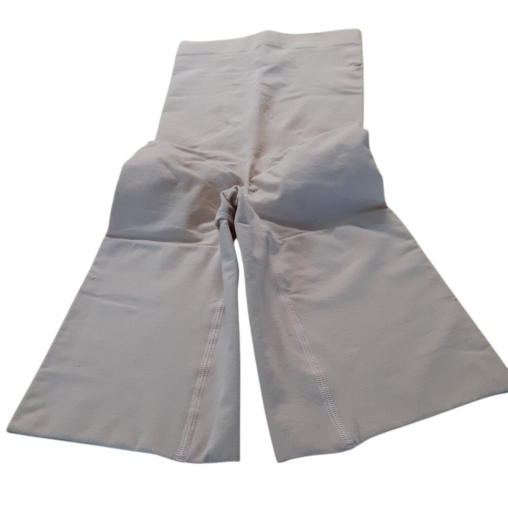 Spanx Shapewear Womens Size Medium Beige Mid Thigh High Waisted Firm Control - Picture 3 of 4
